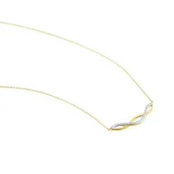 Collier Or Jaune Abisai Diamants