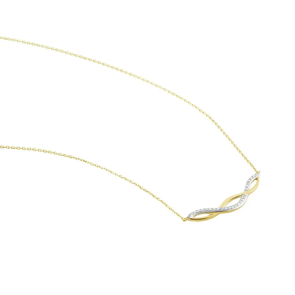 Collier Or Jaune Abisai Diamants