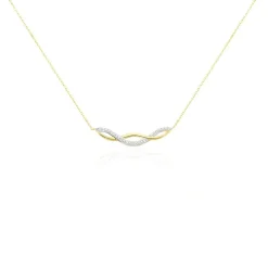 Collier Or Jaune Abisai Diamants