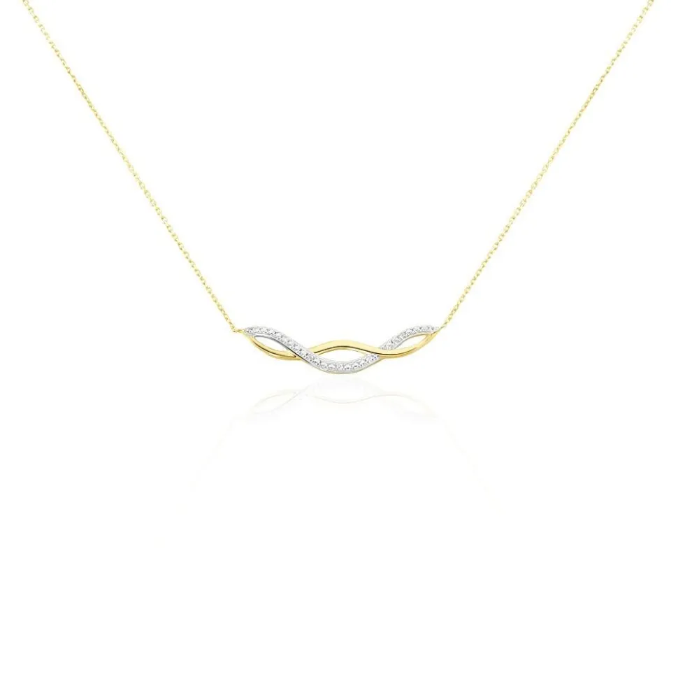 Collier Or Jaune Abisai Diamants