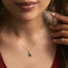 Collier Or Jaune Angelika Saphir