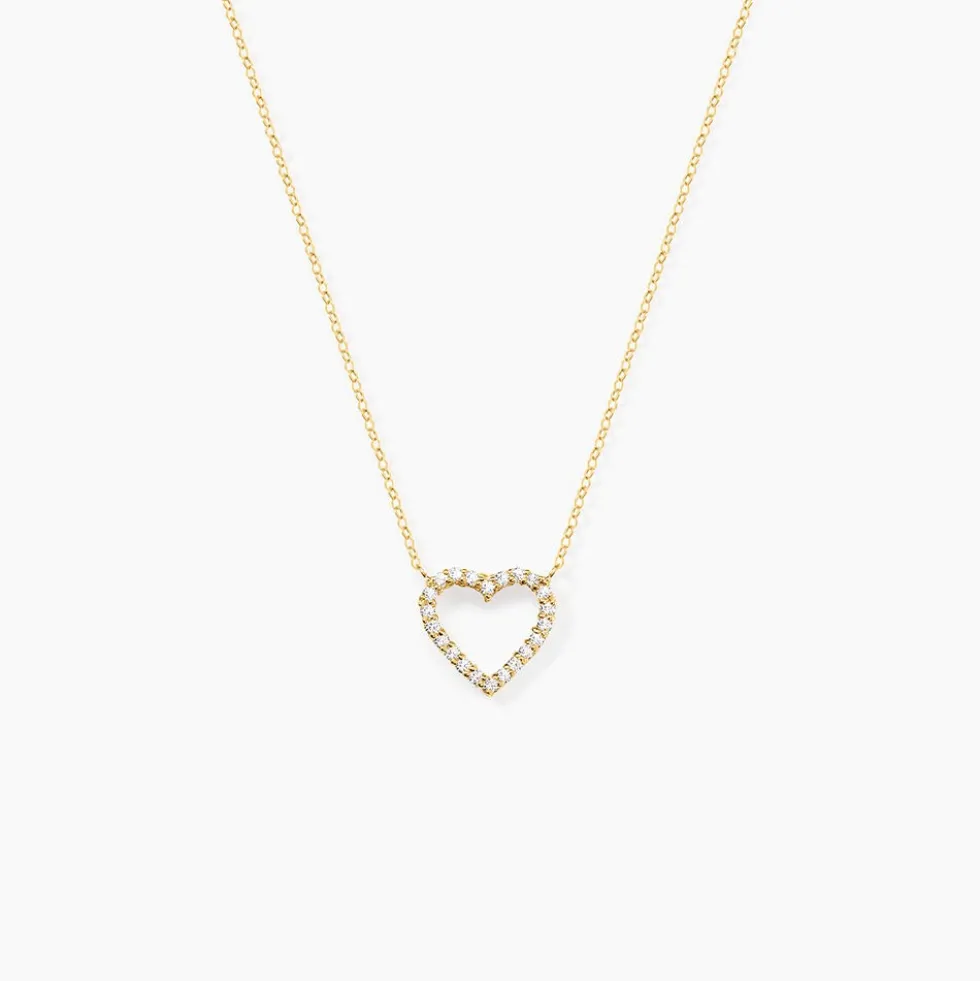 Collier Or Jaune Ansel Oxyde De Zirconium