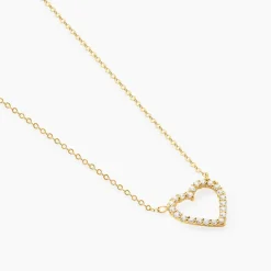 Collier Or Jaune Ansel Oxyde De Zirconium