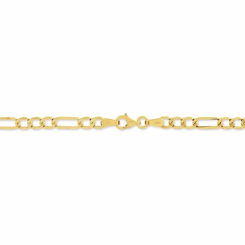 Collier Or Jaune Cameo Maille Alternée 1/3