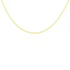 Collier Or Jaune Capucin Maille Marine