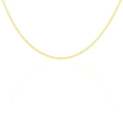Collier Or Jaune Capucin Maille Marine