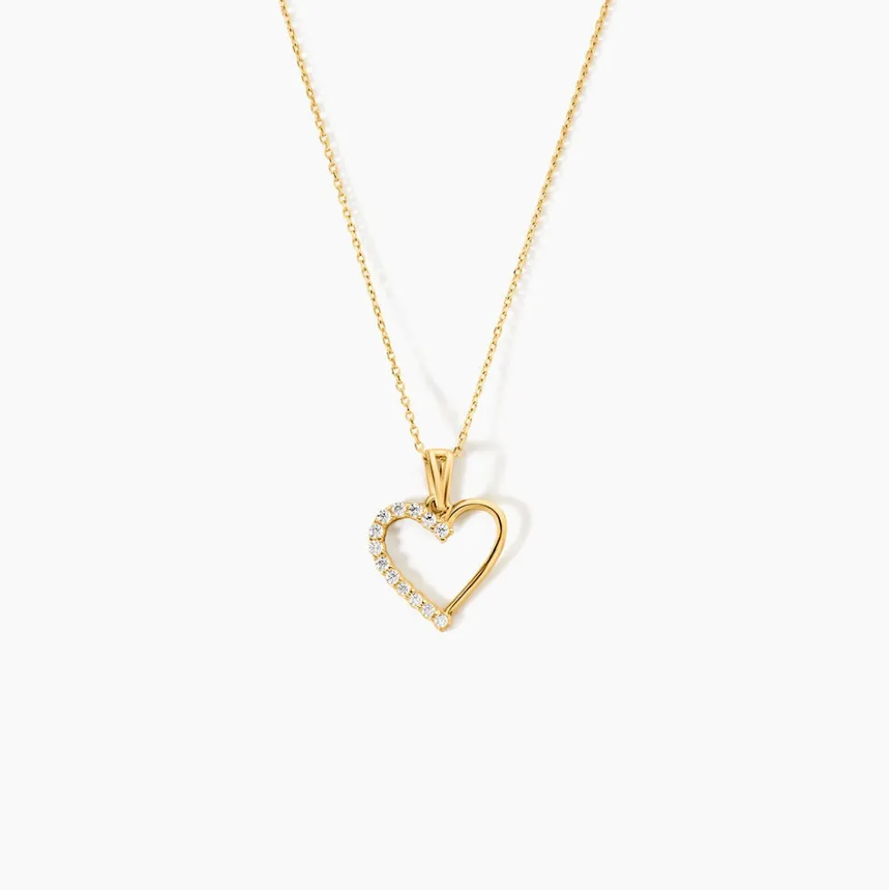 Collier Or Jaune Chantelle Oxydes De Zirconium