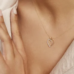 Collier Or Jaune Chantelle Oxydes De Zirconium