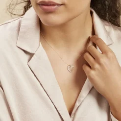 Collier Or Jaune Chantelle Oxydes De Zirconium
