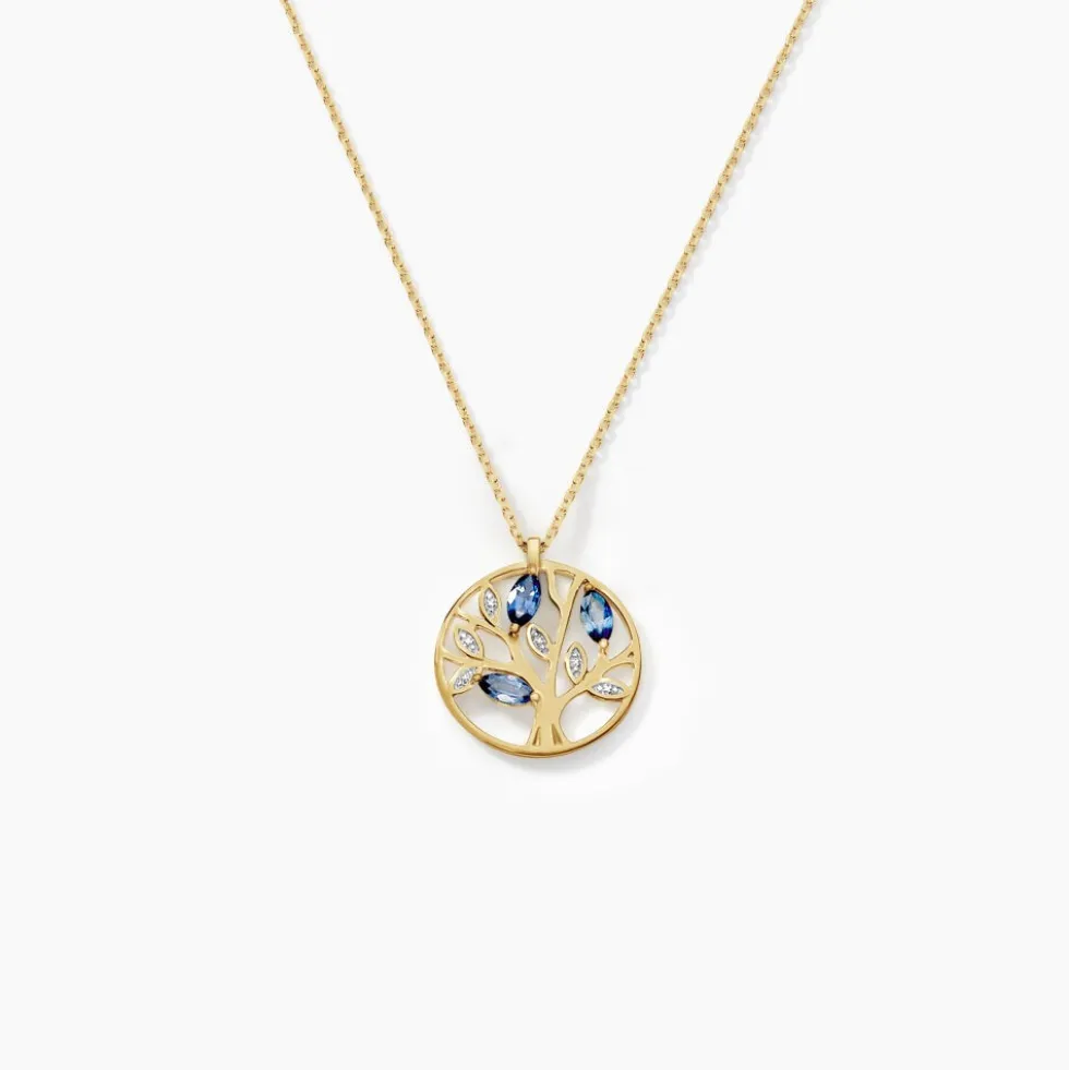 Collier Or Jaune Elsebein Saphirs