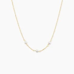 Collier Or Jaune Heliantheme Perles