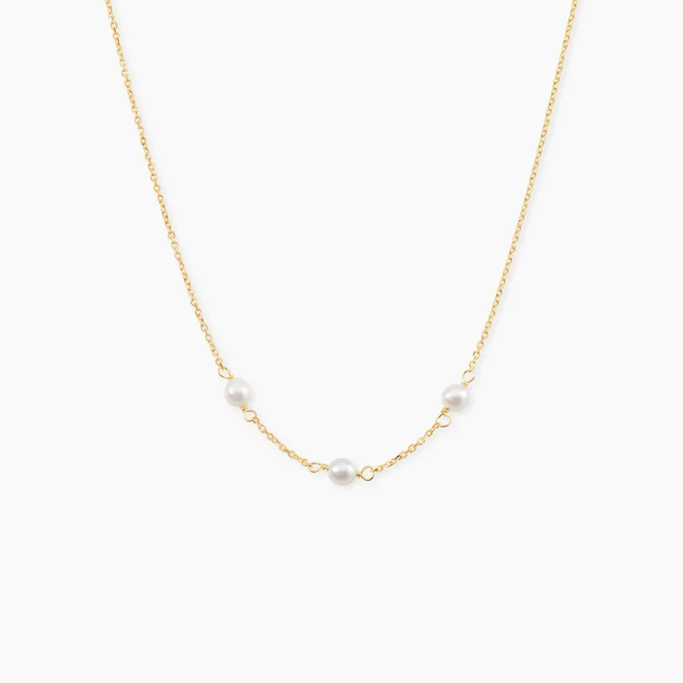 Collier Or Jaune Heliantheme Perles