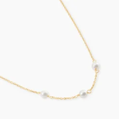 Collier Or Jaune Heliantheme Perles