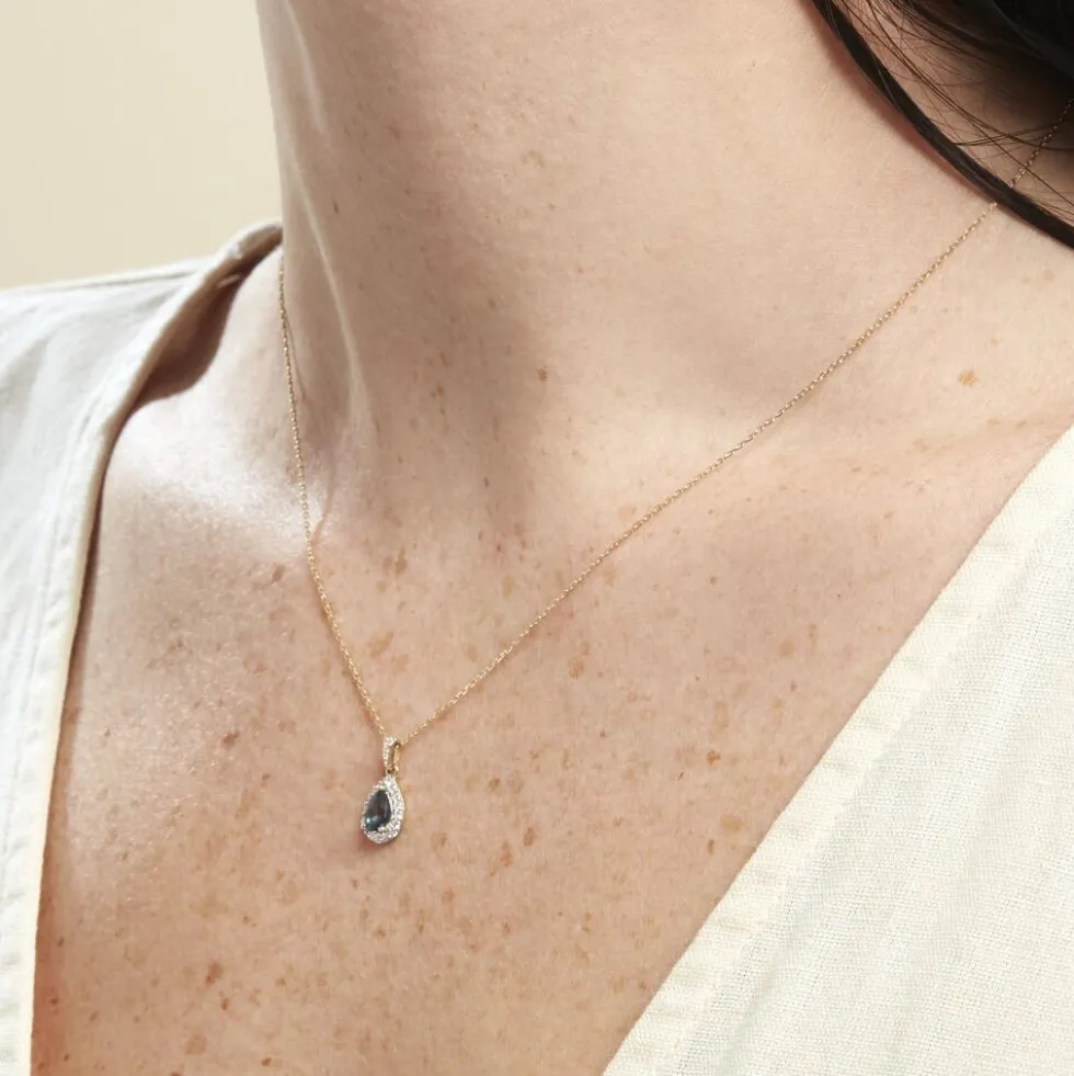 Collier Or Jaune Leroy Topaze