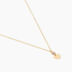 Collier Or Jaune Marie Lou Oxyde De Zirconium