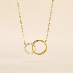 Collier Or Jaune Nesrine Oxydes