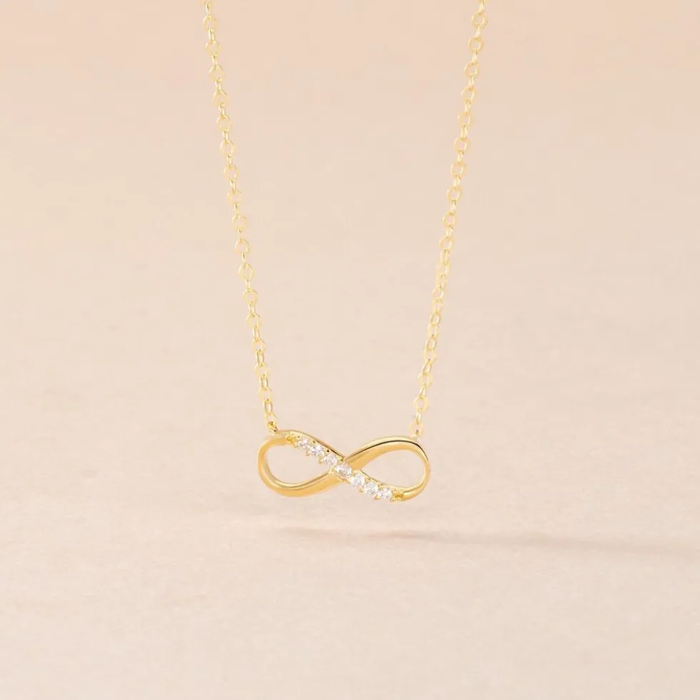 Collier Or Jaune Rosius Oxydes De Zirconium
