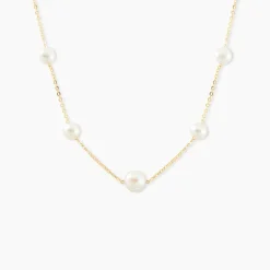 Collier Or Jaune Yolanda Perles De Culture