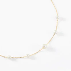 Collier Or Jaune Yolanda Perles De Culture