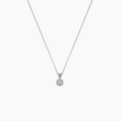 Collier Orphee Or Blanc Diamant