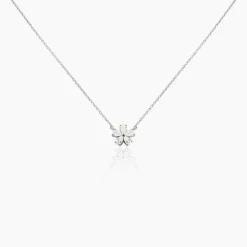 Collier Oskari Argent Blanc Oxyde De Zirconium