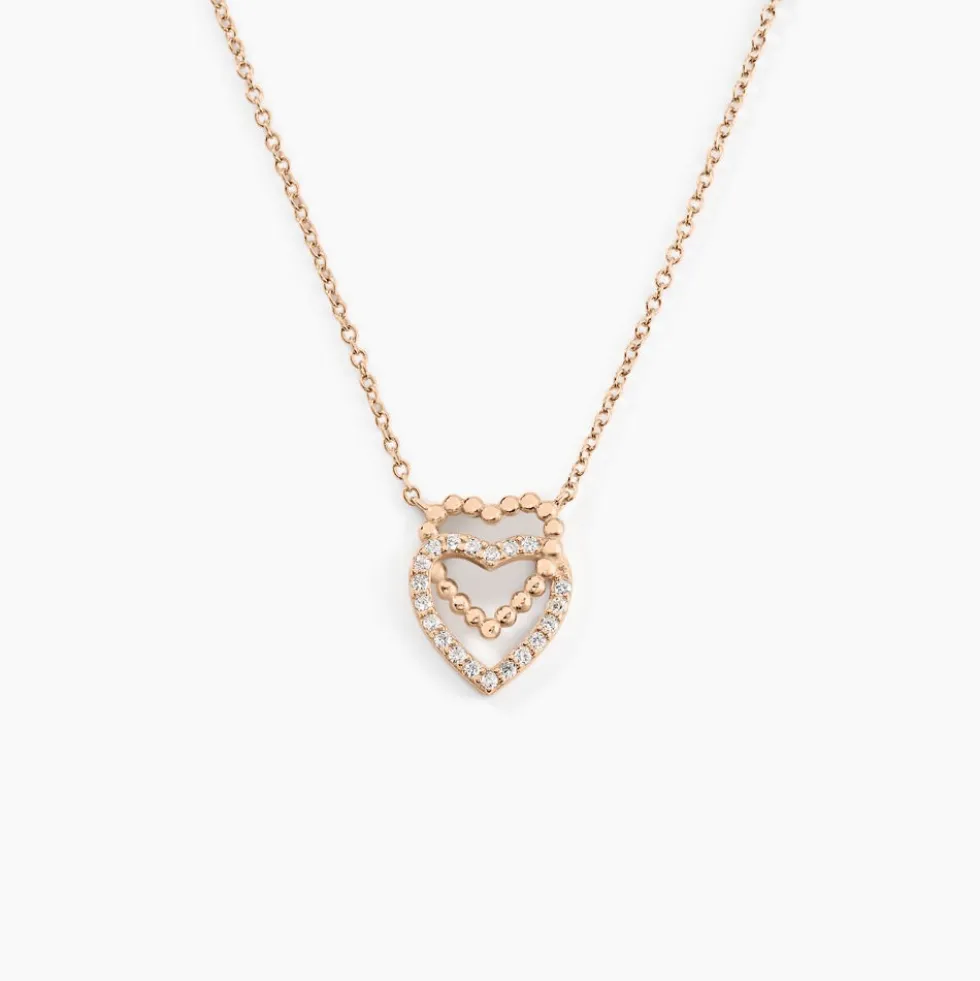 Collier Ottavia Argent Rose Oxyde De Zirconium