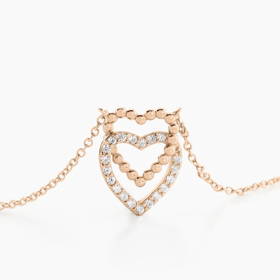 Collier Ottavia Argent Rose Oxyde De Zirconium