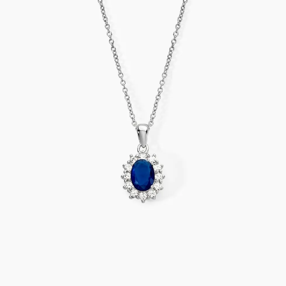Collier Perez 2 Argent Blanc Oxyde De Zirconium