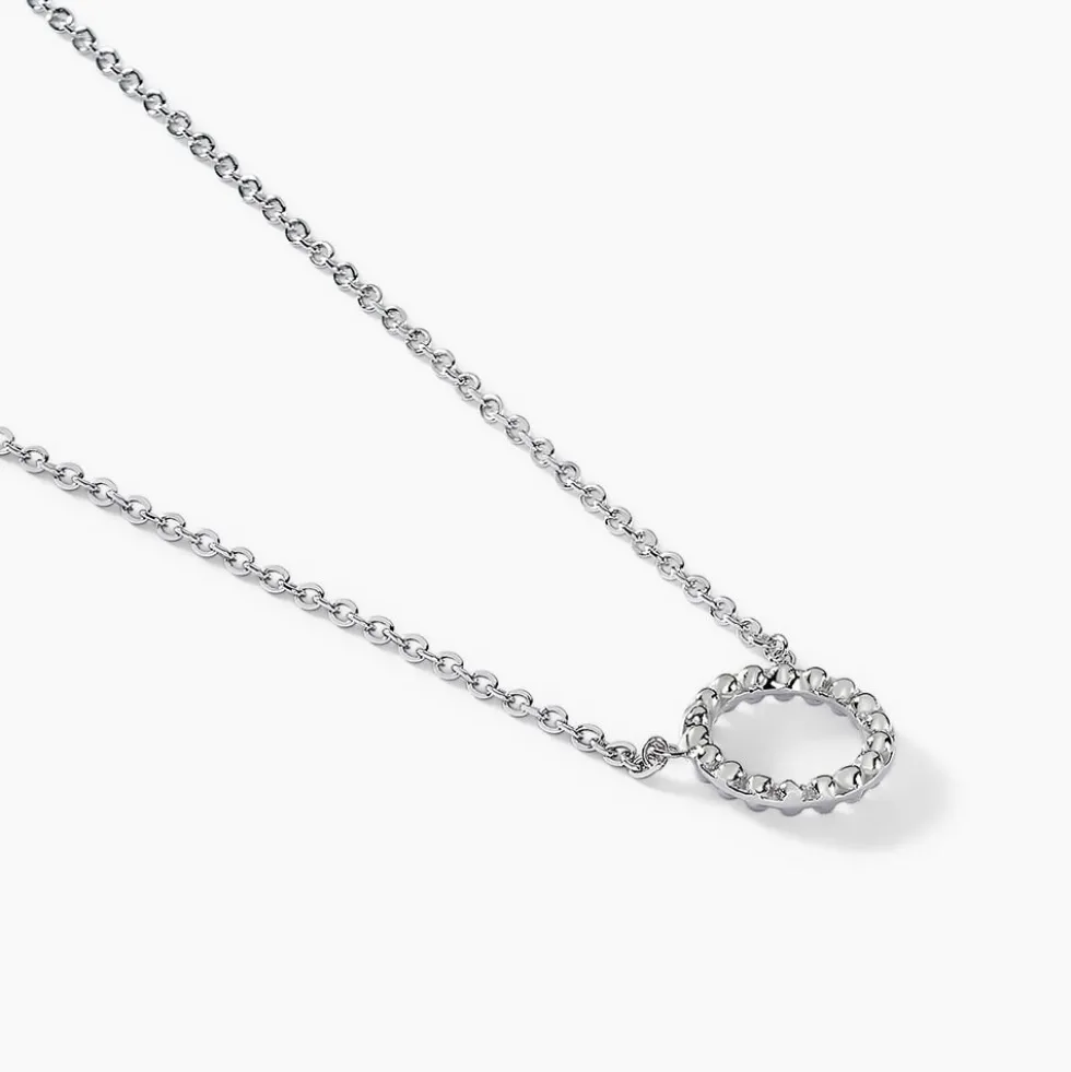 Collier Peytone Argent Blanc