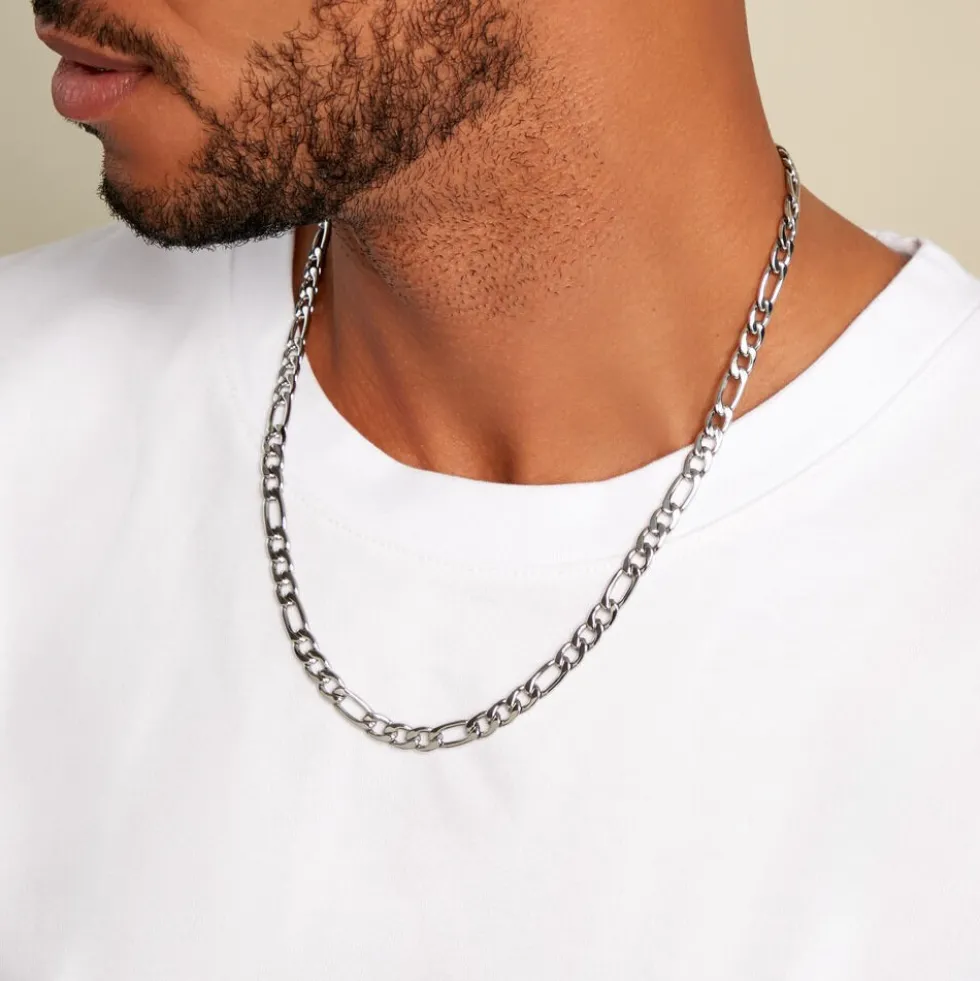 Collier Phebus Him Acier Argenté