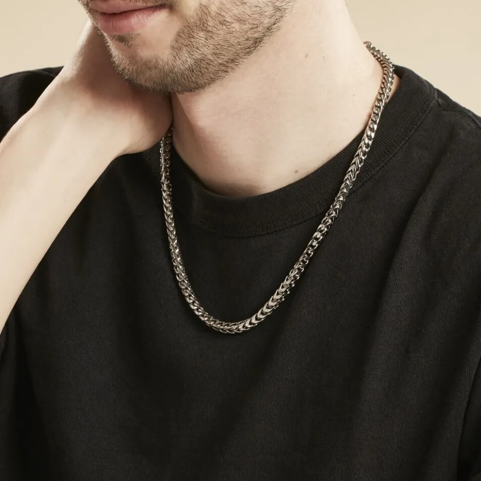 Collier Phebus Him Acier Blanc