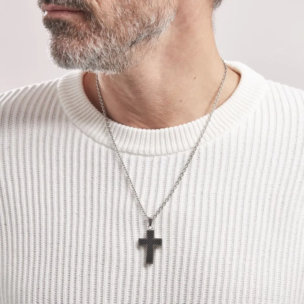 Collier Phebus Him Fippe Acier Blanc