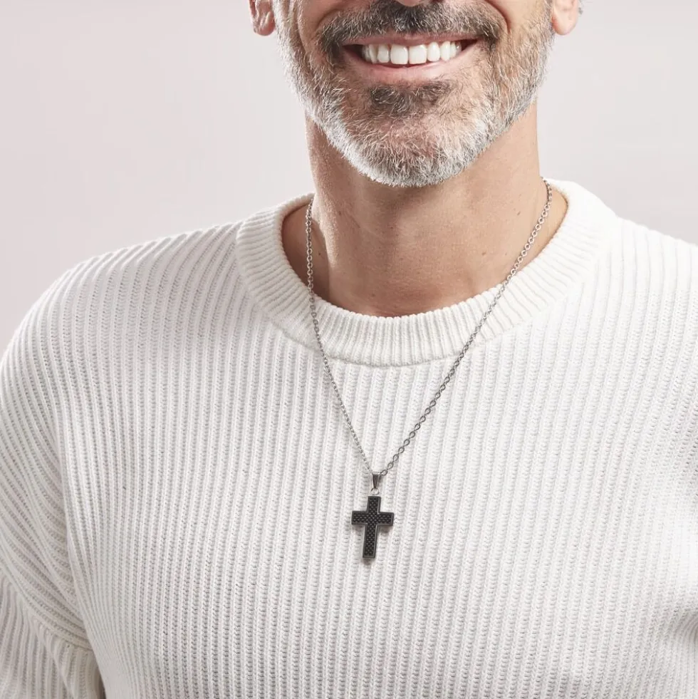 Collier Phebus Him Fippe Acier Blanc