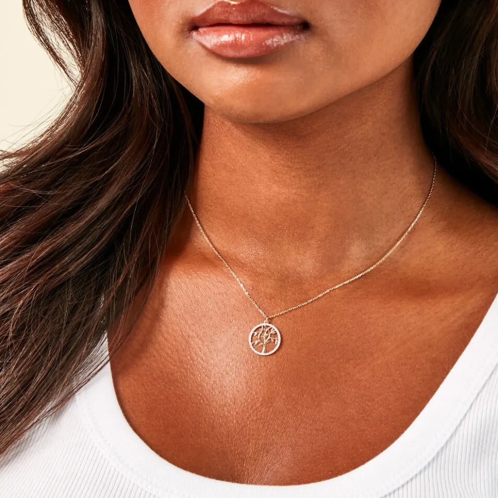 Collier Philokrates Or Jaune Diamant