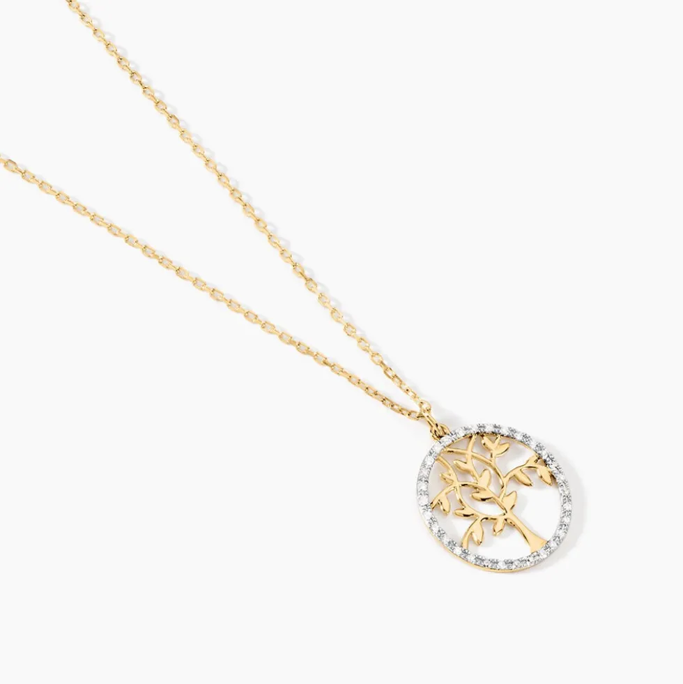 Collier Philokrates Or Jaune Diamant