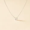 Collier Ponama Or Blanc Oxyde De Zirconium