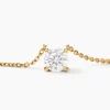 Collier Ponama Or Jaune Oxyde De Zirconium