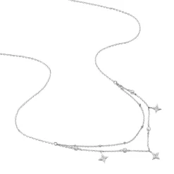 Collier Pricille Argent Blanc Oxyde De Zirconium