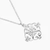 Collier Raelene Argent Blanc