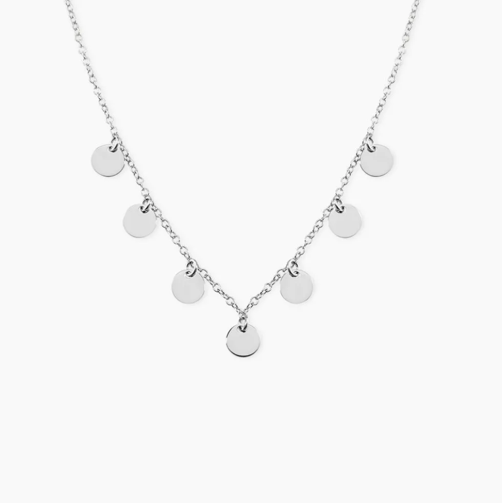 Collier Ragavi Argent Blanc