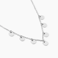 Collier Ragavi Argent Blanc