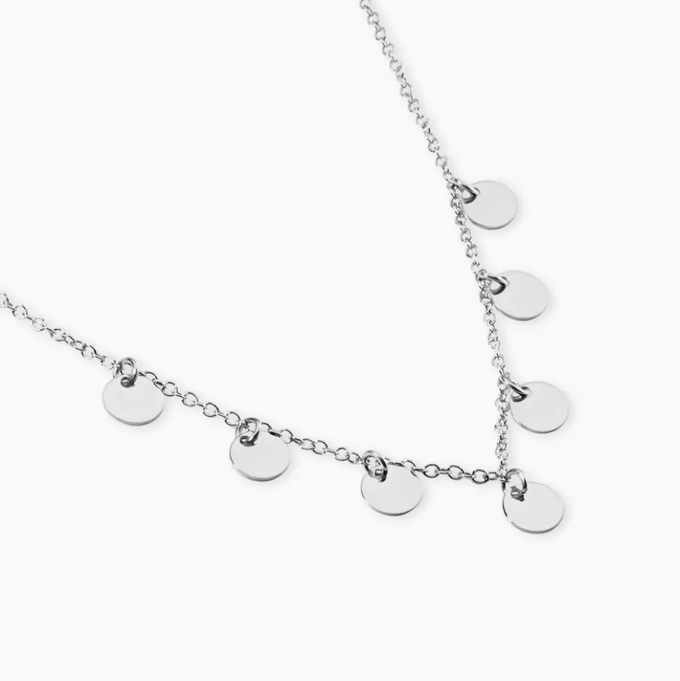 Collier Ragavi Argent Blanc