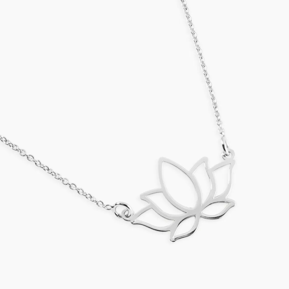 Collier Raia Argent Blanc
