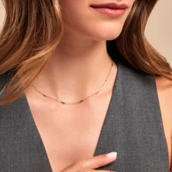 Collier Rain Or Jaune