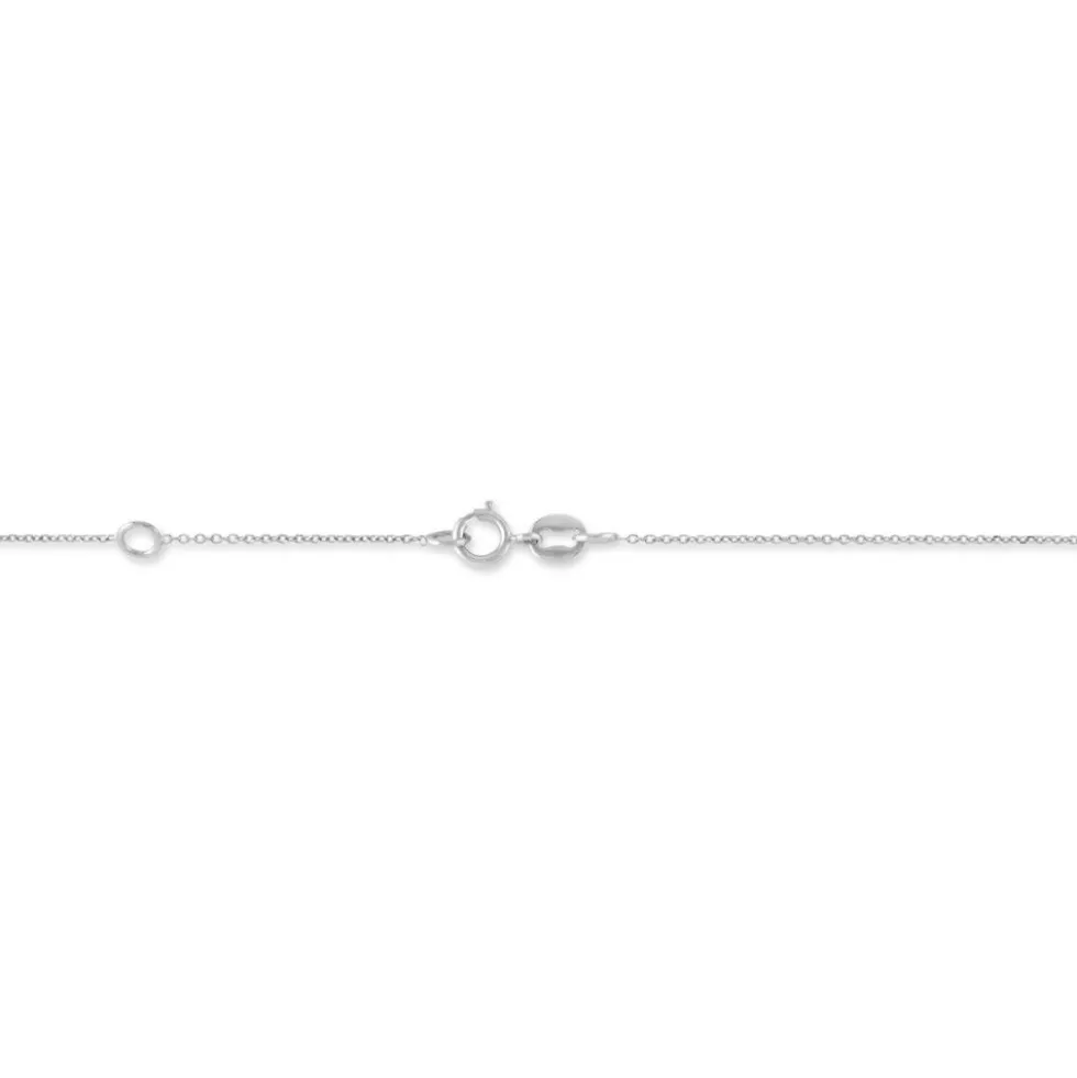 Collier Rebeca Or Blanc Perle De Culture De Tahiti Et Oxyde