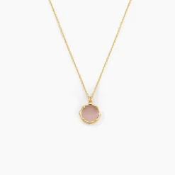 Collier Reflets Pop Or Jaune Calcédoine