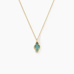 Collier Reflets Pop Or Jaune Nacre