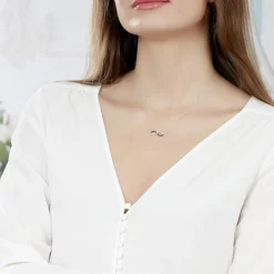 Collier Rejane Or Blanc Diamant