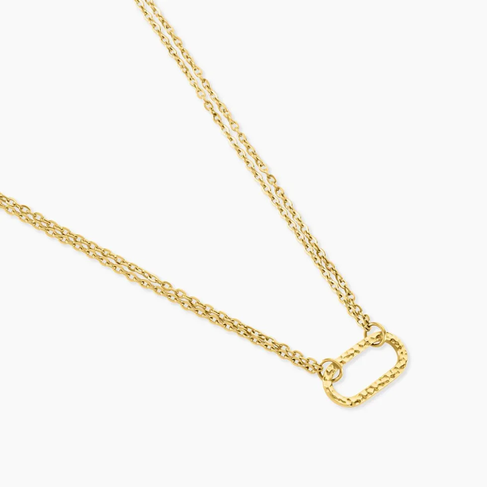 Collier Ria Acier Jaune