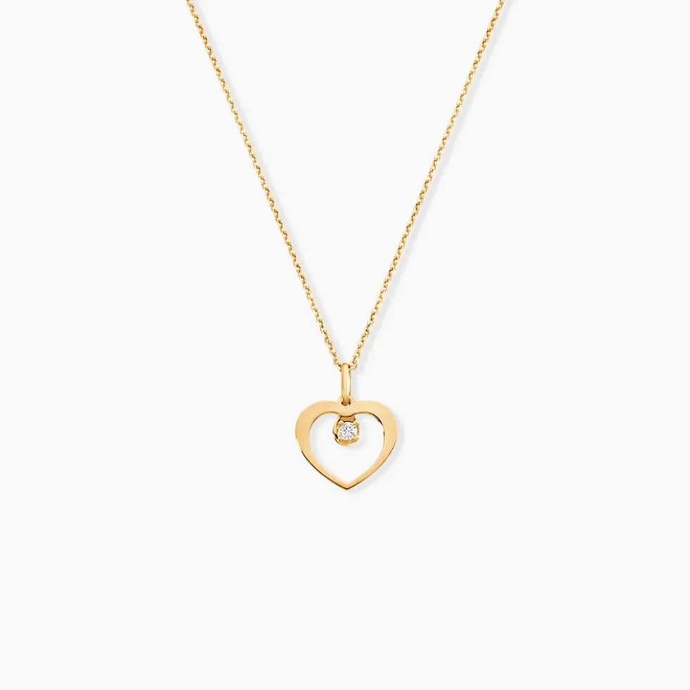 Collier Rohanna Or Jaune Oxyde De Zirconium